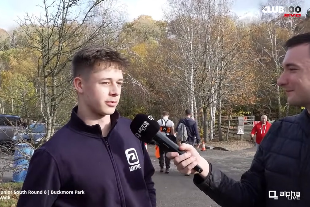 Robert Crawford media interview at Buckmore Park